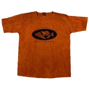 Guava Beach Maui Hawaii Fish Art T-Shirt Single Stitch USA Size XL